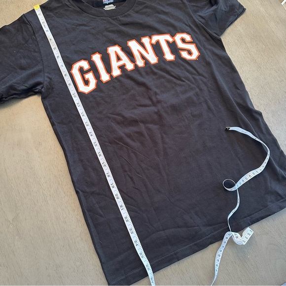 MAJESTIC Giants San Francisco Baseball MLB Black TShirt Size Small New - Picture 6 of 8